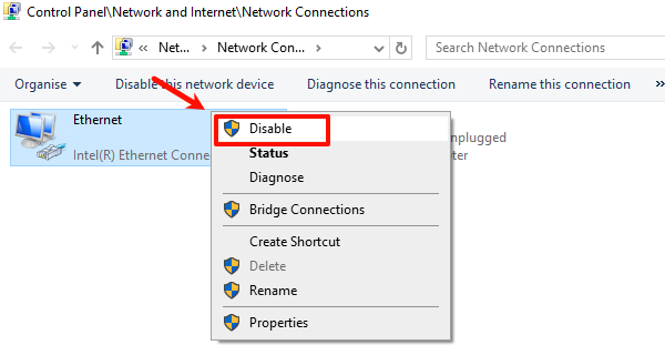 disable-your-network