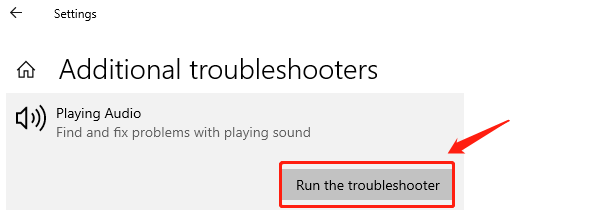 run-audio-troubleshooter