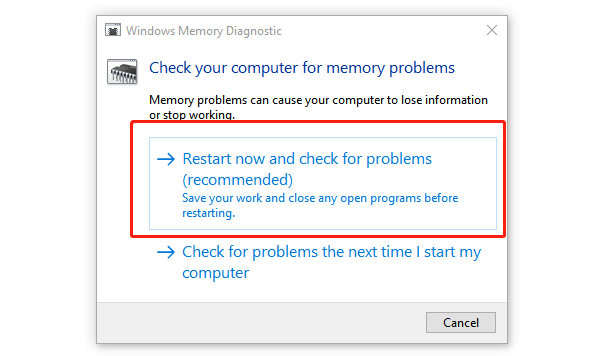 use-windows-memory-diagnostic-tool