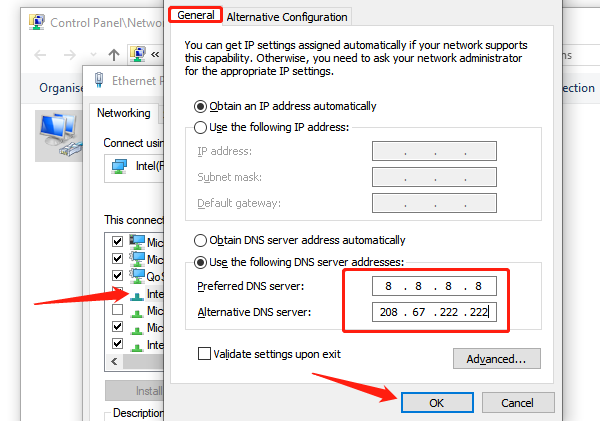 change-DNS-settings