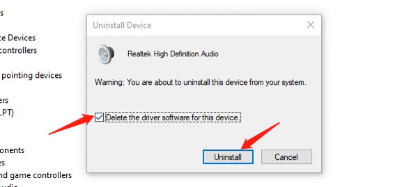 select-uninstall-device