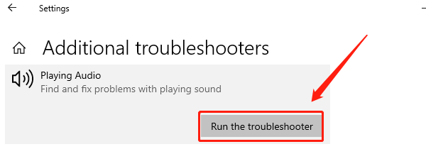 run-audio-troubleshooter