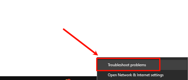 run-network-troubleshooter