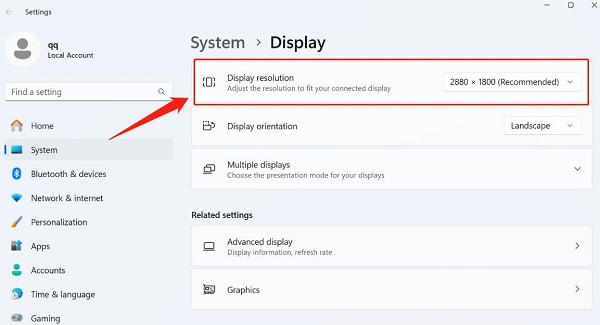 check-display-resolution