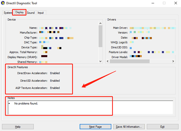 check-directX-features