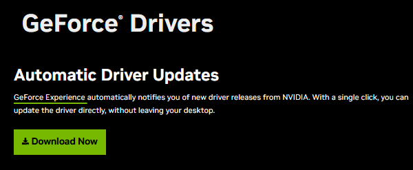 nvidia-driver-downloads