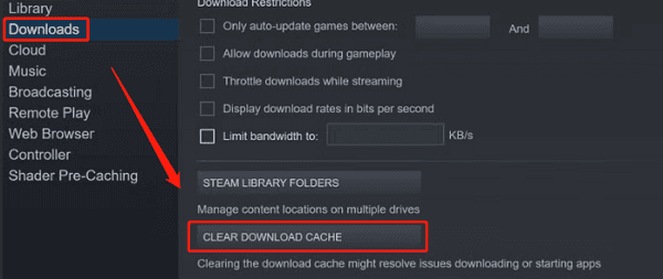 clear-download-cache