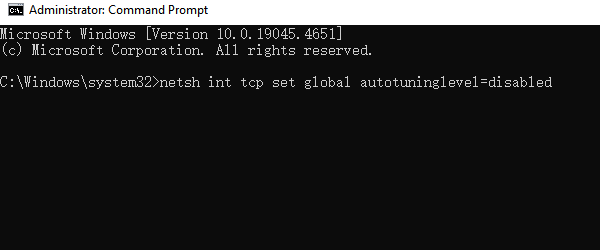 disable-windows-auto-tuning