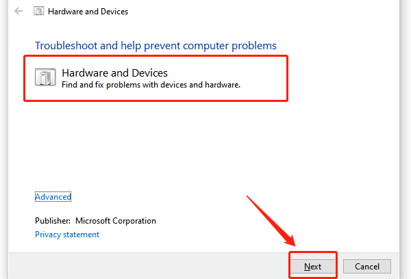 run-hardware-and-devices-troubleshooter