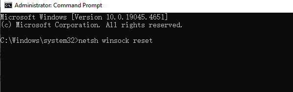 reset-TCP/IP-stack