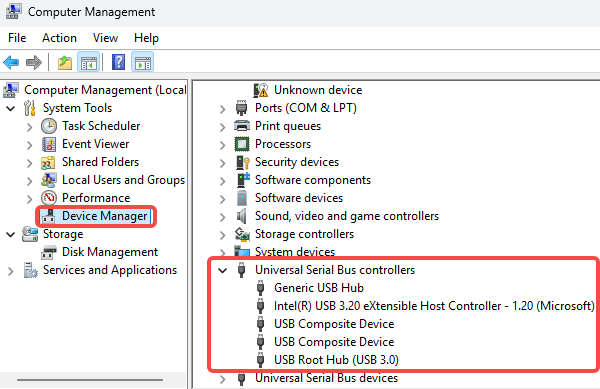 check-the-usb-root-hub