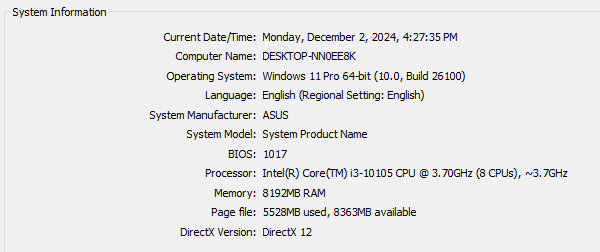 DirectX-diagnostic-tool