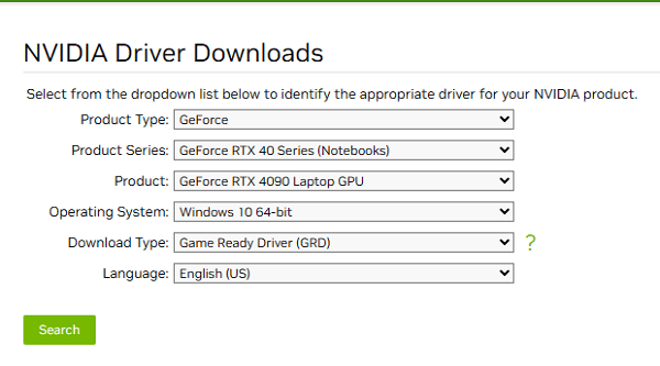 NVIDIA-driver-downloads