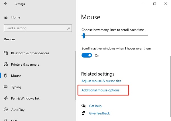 reset-the-mouse-settings