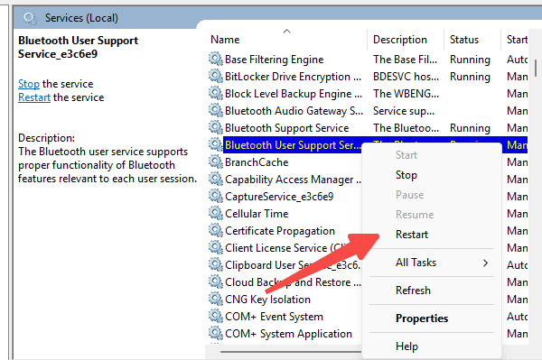 restart-the-bluetooth-service